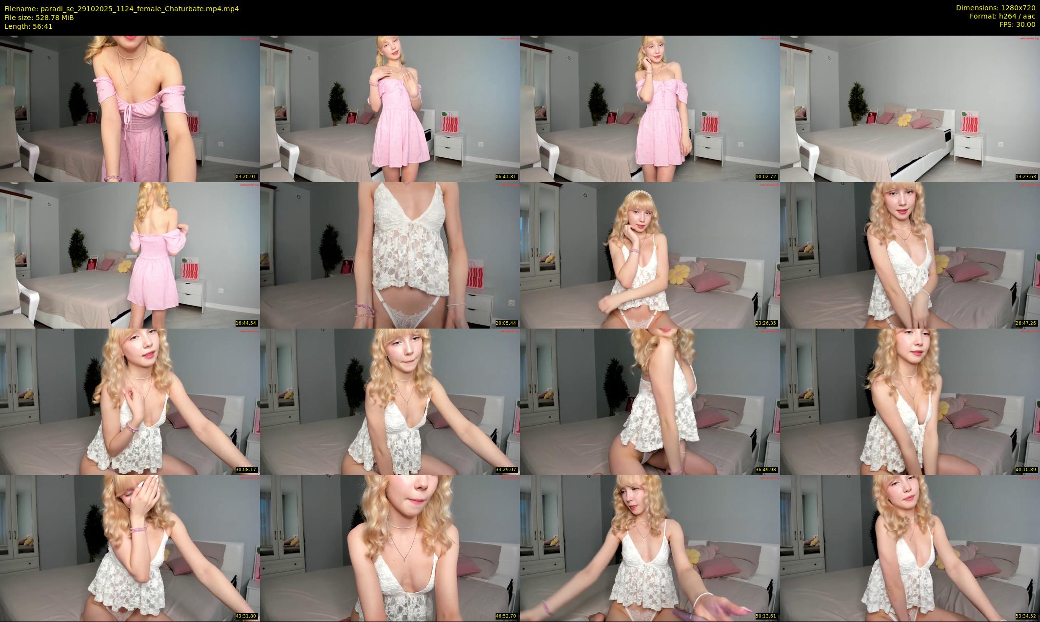 paradi_se — 57 minute Chaturbate female cam show recording, 720p, Oct 29, 2025