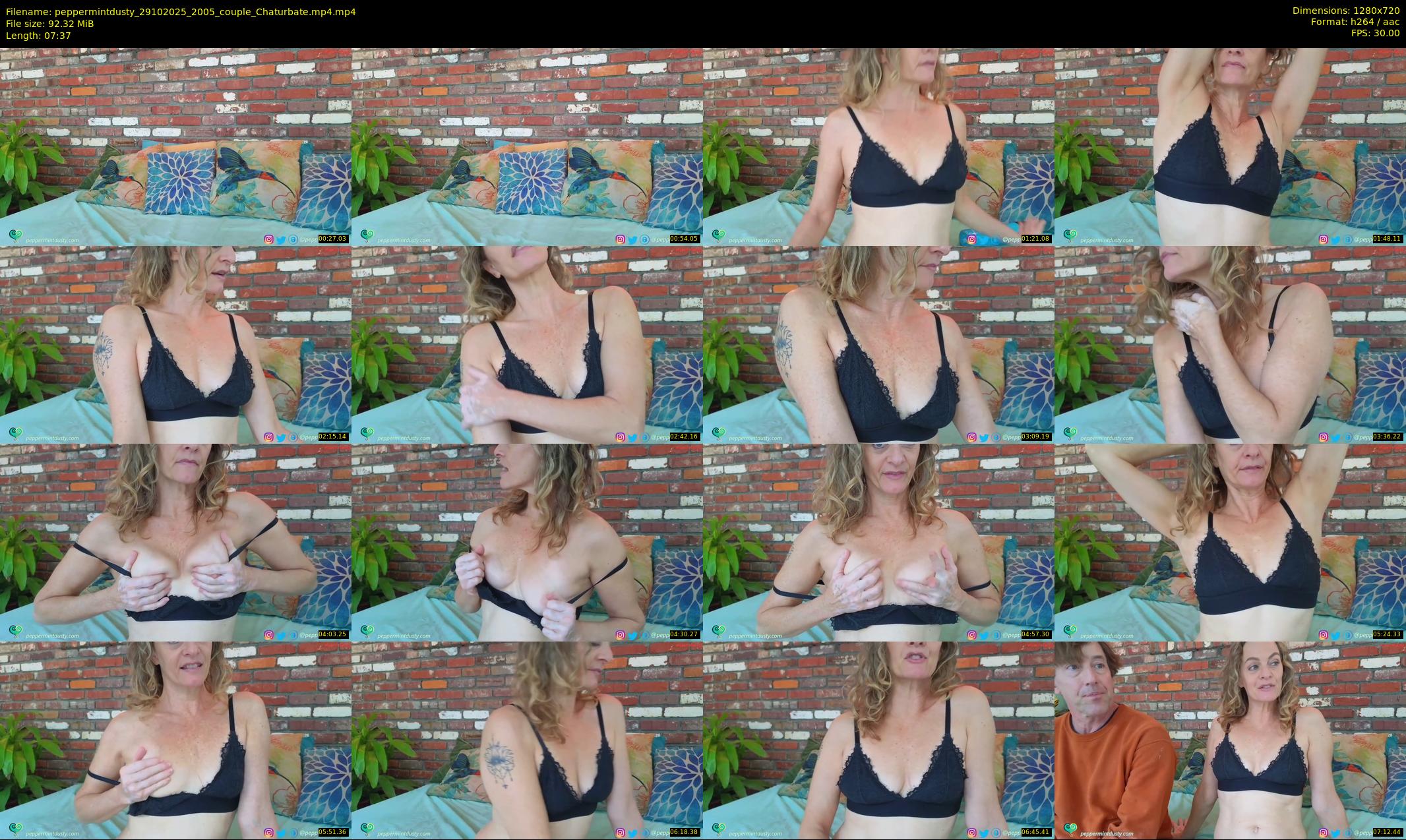 peppermintdusty — 8 minute Chaturbate couple cam show recording, 720p, Oct 29, 2025