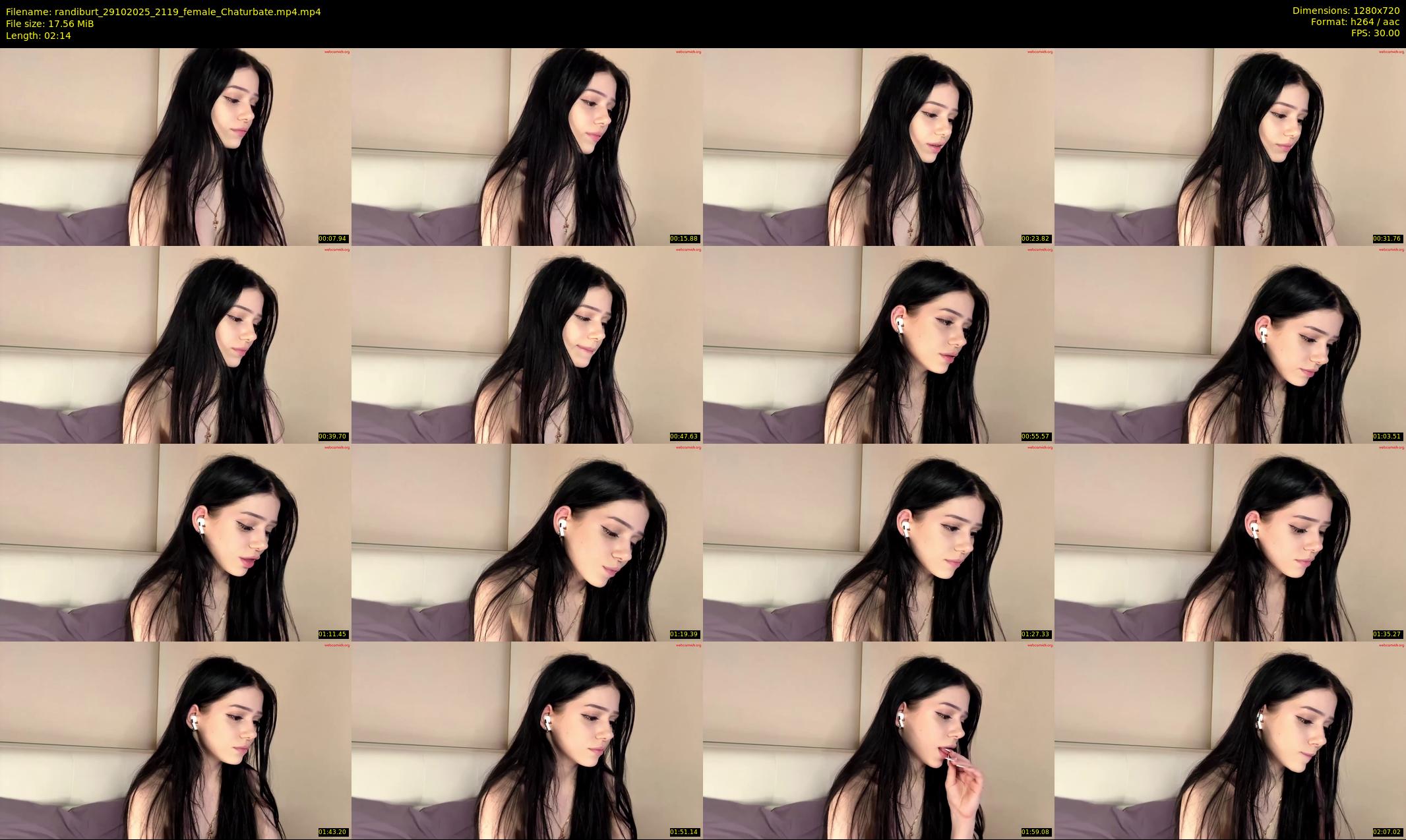 randiburt — 3 minute Chaturbate female cam show recording, 720p, Oct 29, 2025
