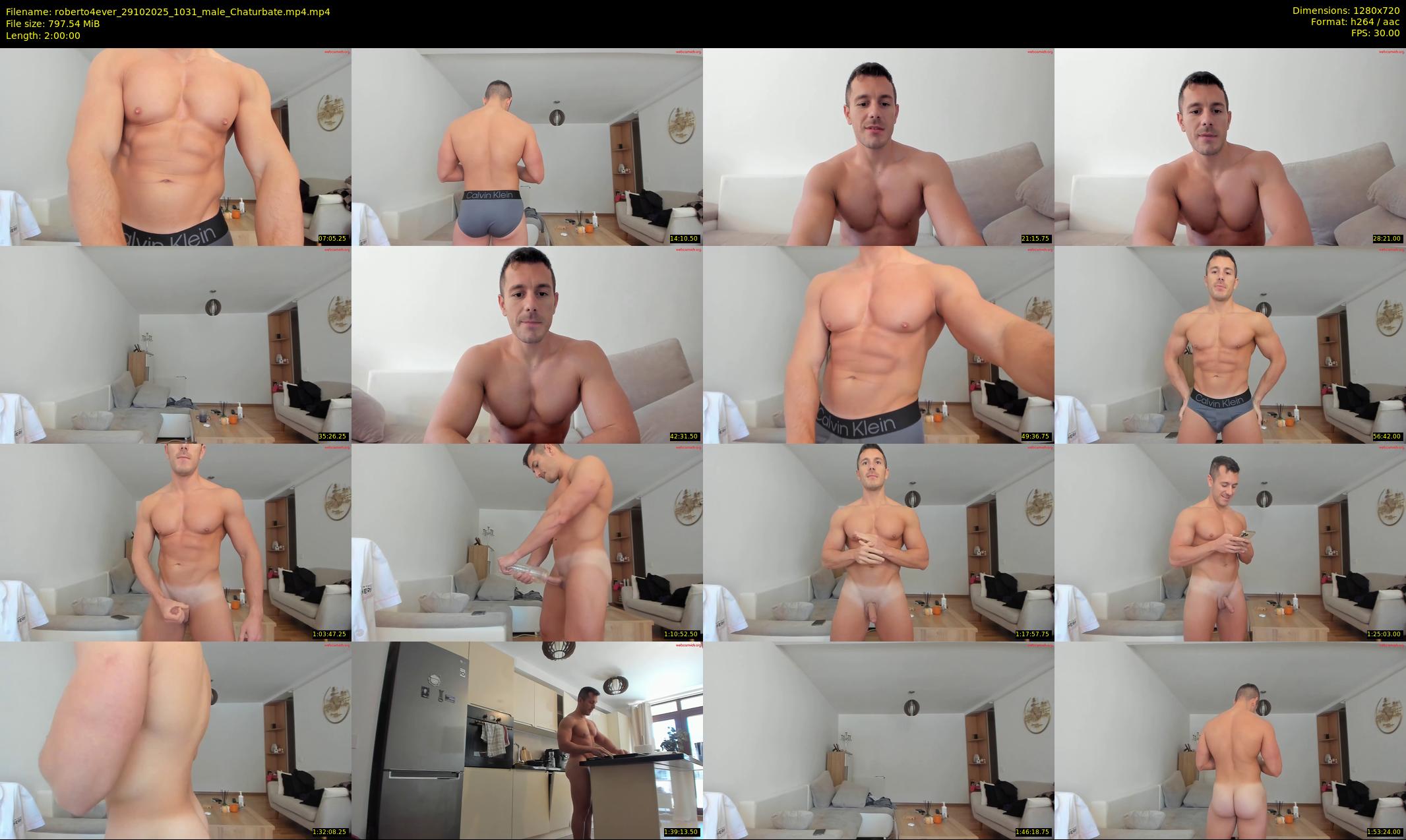 roberto4ever — 120 minute Chaturbate male cam show recording, 720p, Oct 29, 2025
