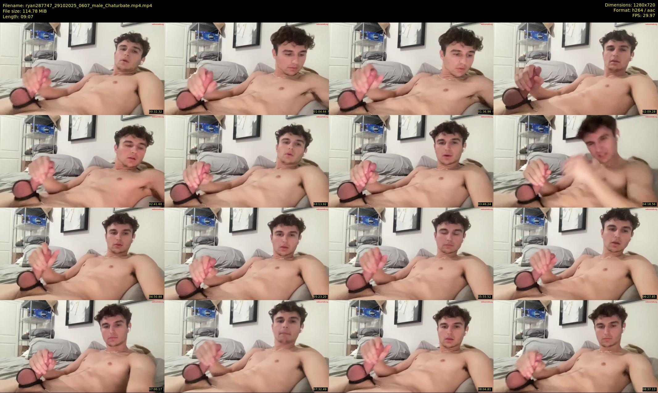 ryan287747 — 10 minute Chaturbate male cam show recording, 720p, Oct 29, 2025