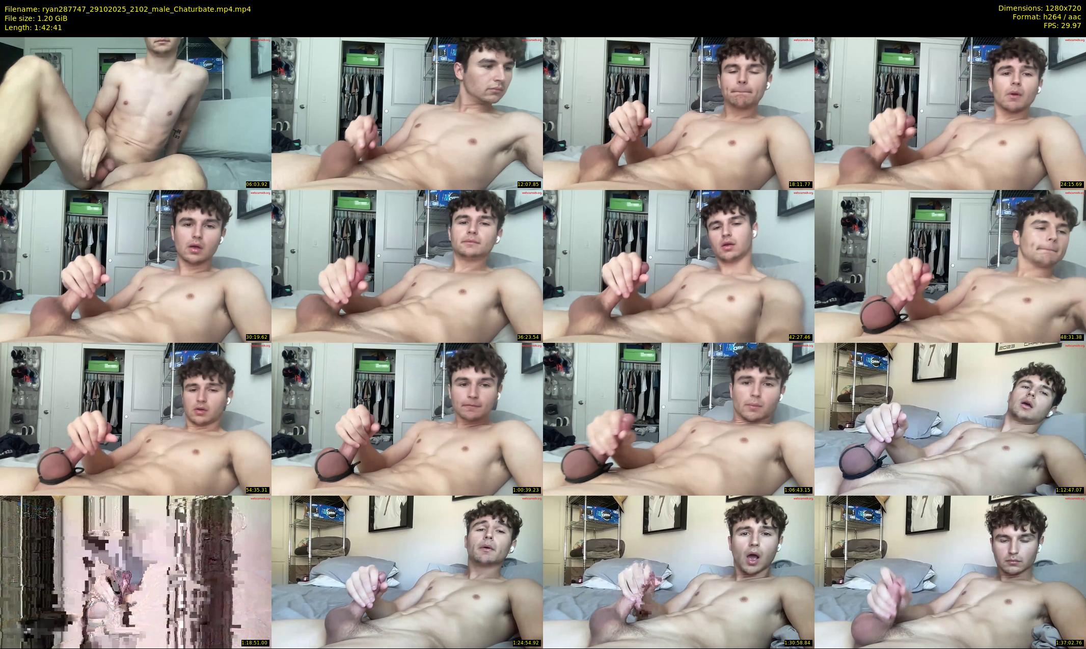 ryan287747 — 103 minute Chaturbate male cam show recording, 720p, Oct 29, 2025