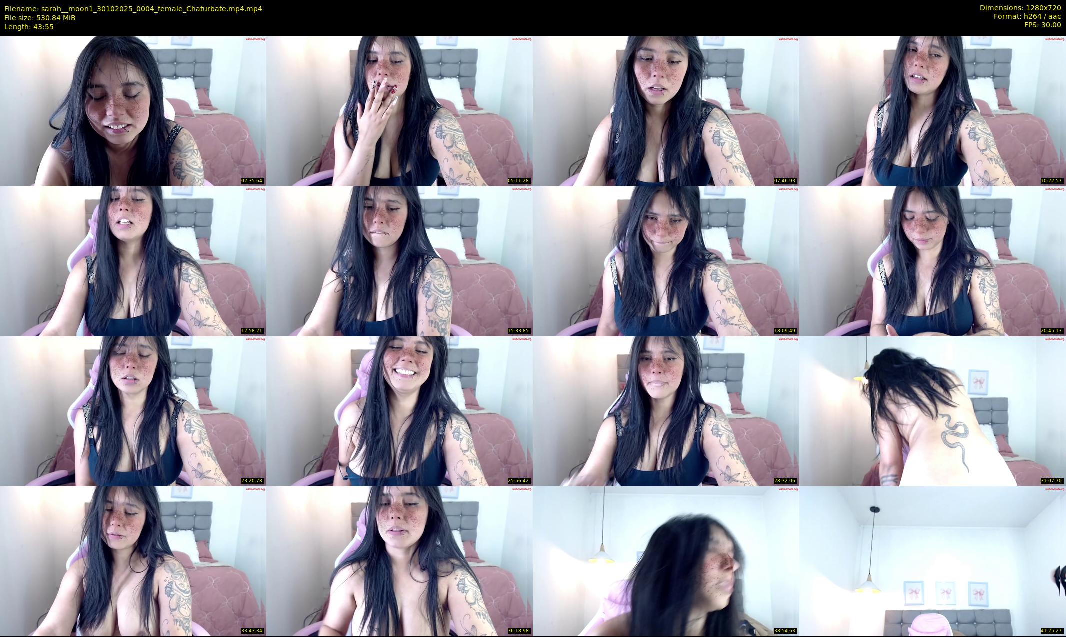sarah__moon1 — 44 minute Chaturbate female cam show recording, 720p, Oct 30, 2025