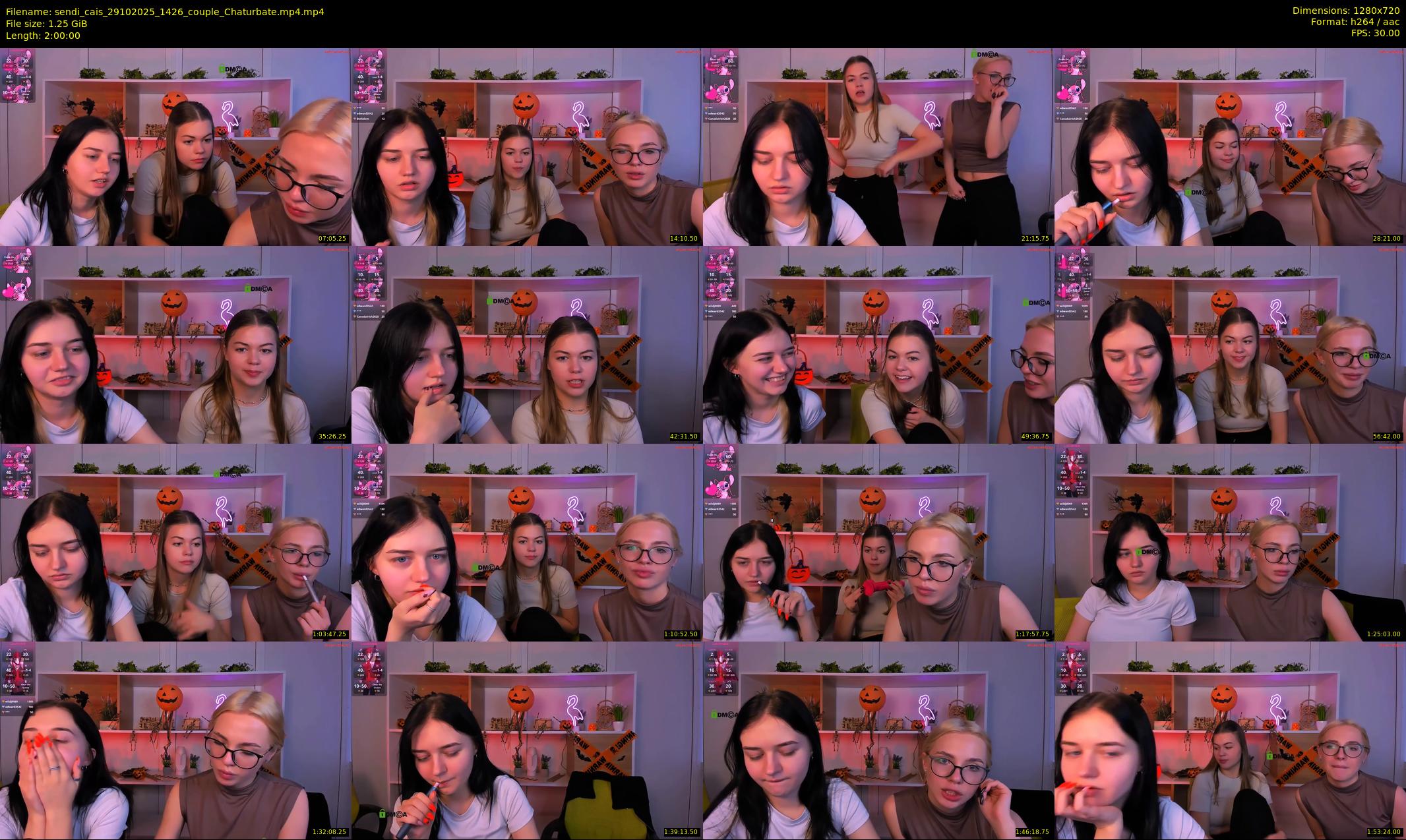sendi_cais — 120 minute Chaturbate female cam show recording, 720p, Oct 29, 2025