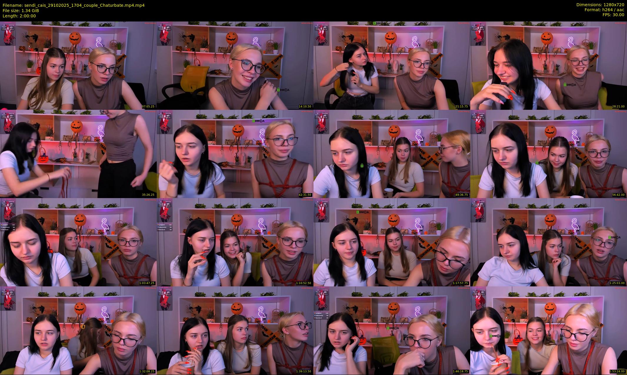 sendi_cais — 120 minute Chaturbate female cam show recording, 720p, Oct 29, 2025