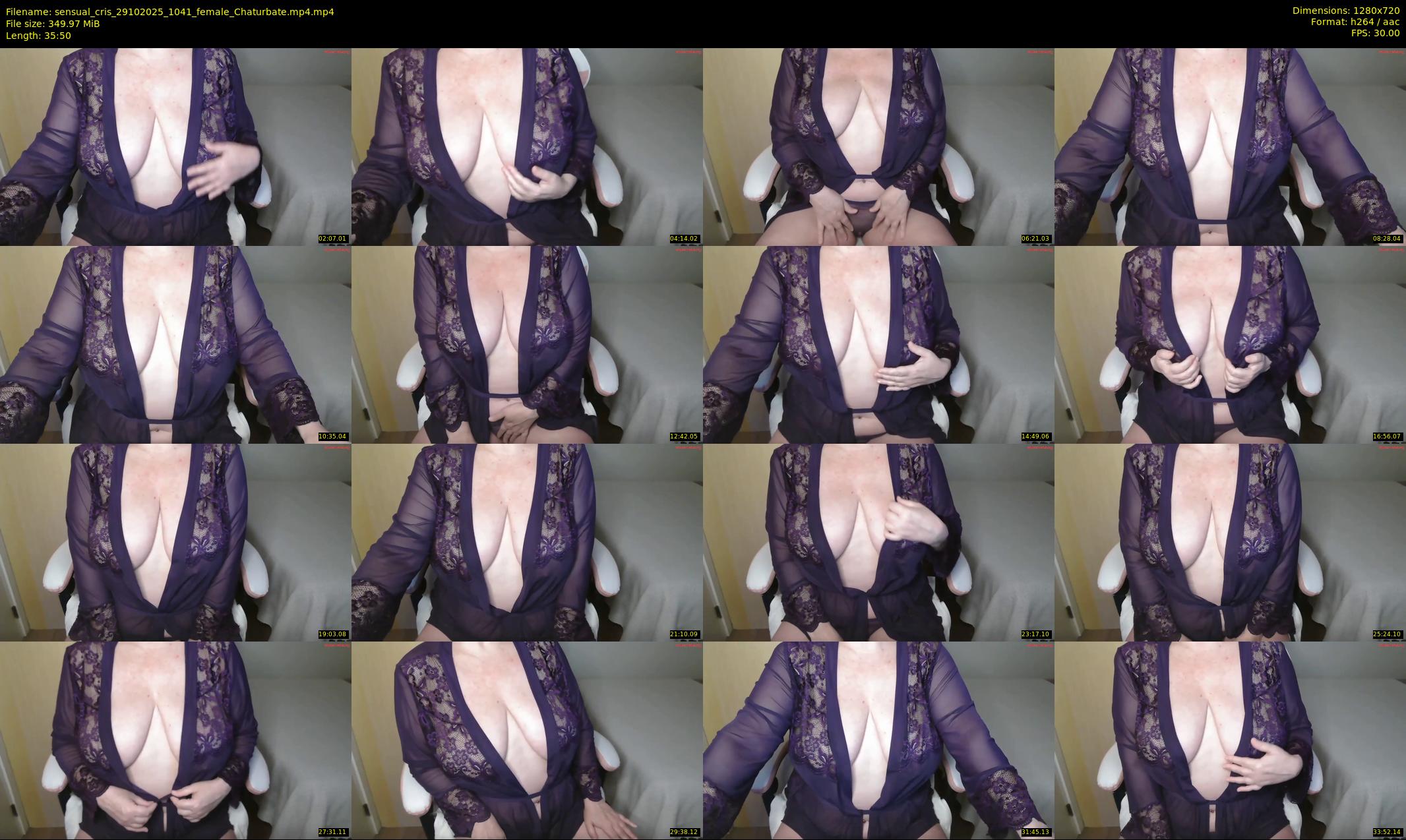 sensual_cris — 36 minute Chaturbate female cam show recording, 720p, Oct 29, 2025