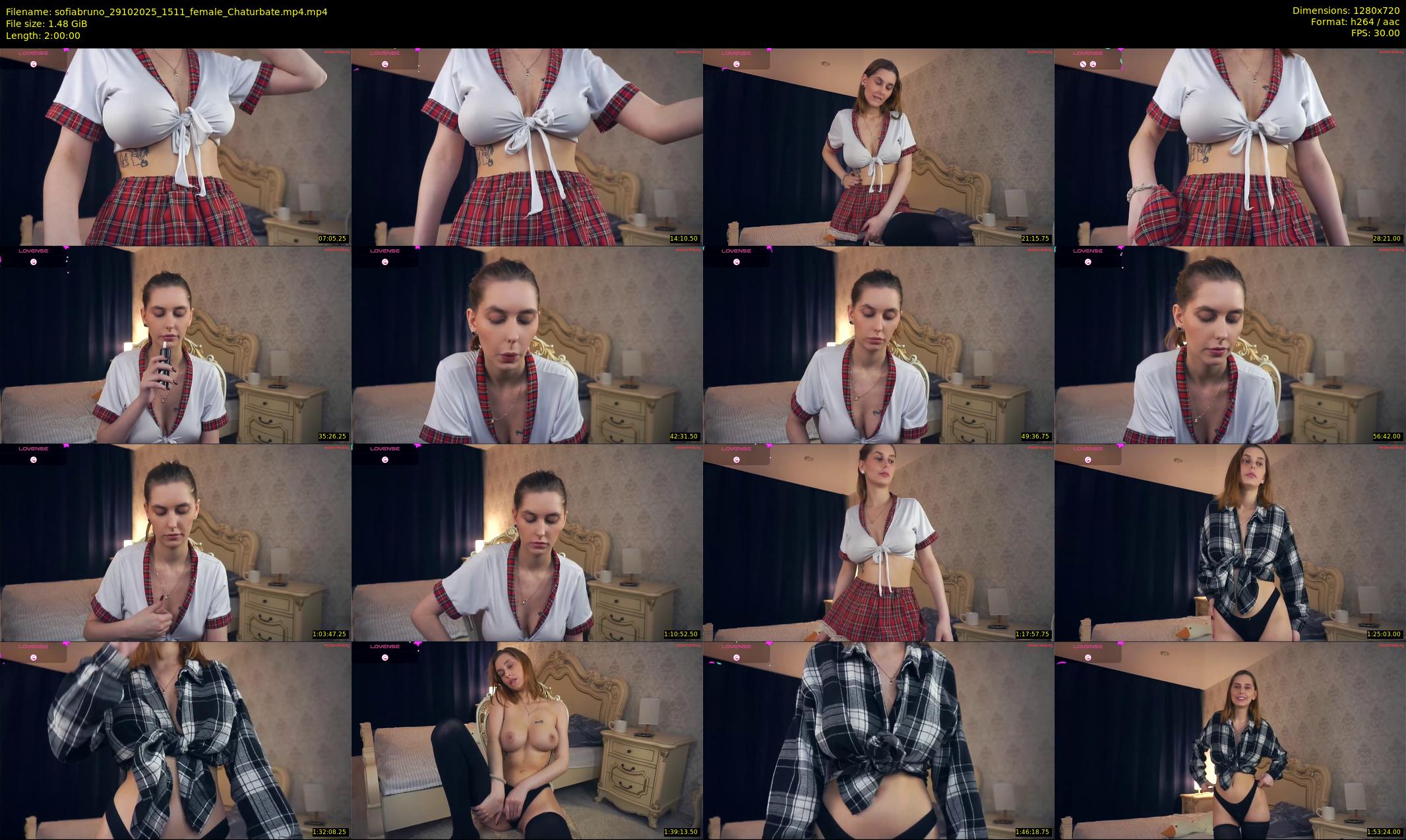 sofiabruno — 120 minute Chaturbate female cam show recording, 720p, Oct 29, 2025
