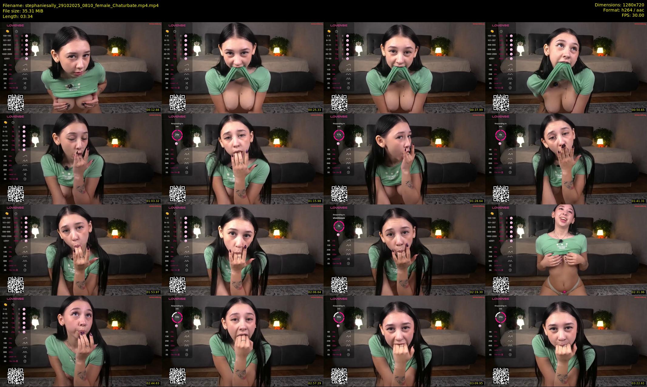 stephaniesally — 4 minute Chaturbate female cam show recording, 720p, Oct 29, 2025