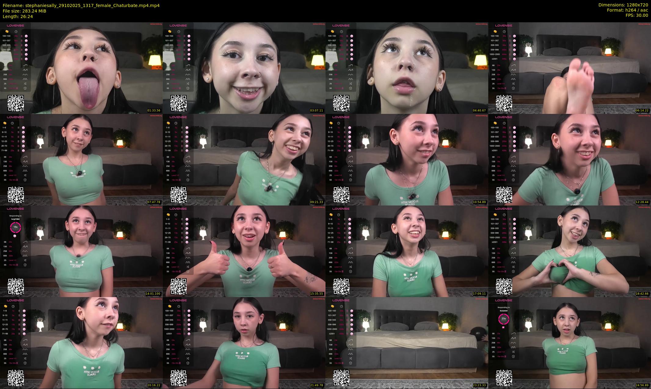 stephaniesally — 27 minute Chaturbate female cam show recording, 720p, Oct 29, 2025