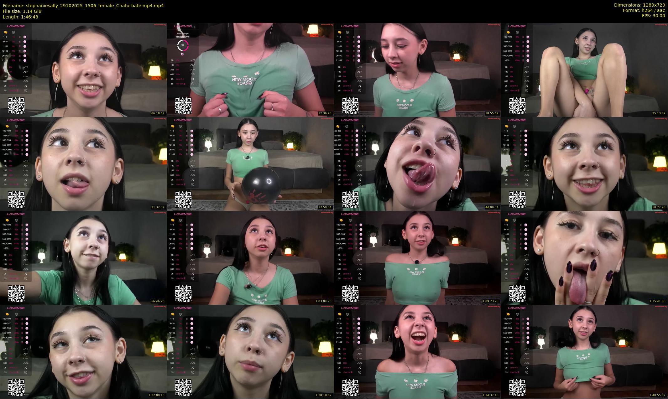 stephaniesally — 107 minute Chaturbate female cam show recording, 720p, Oct 29, 2025