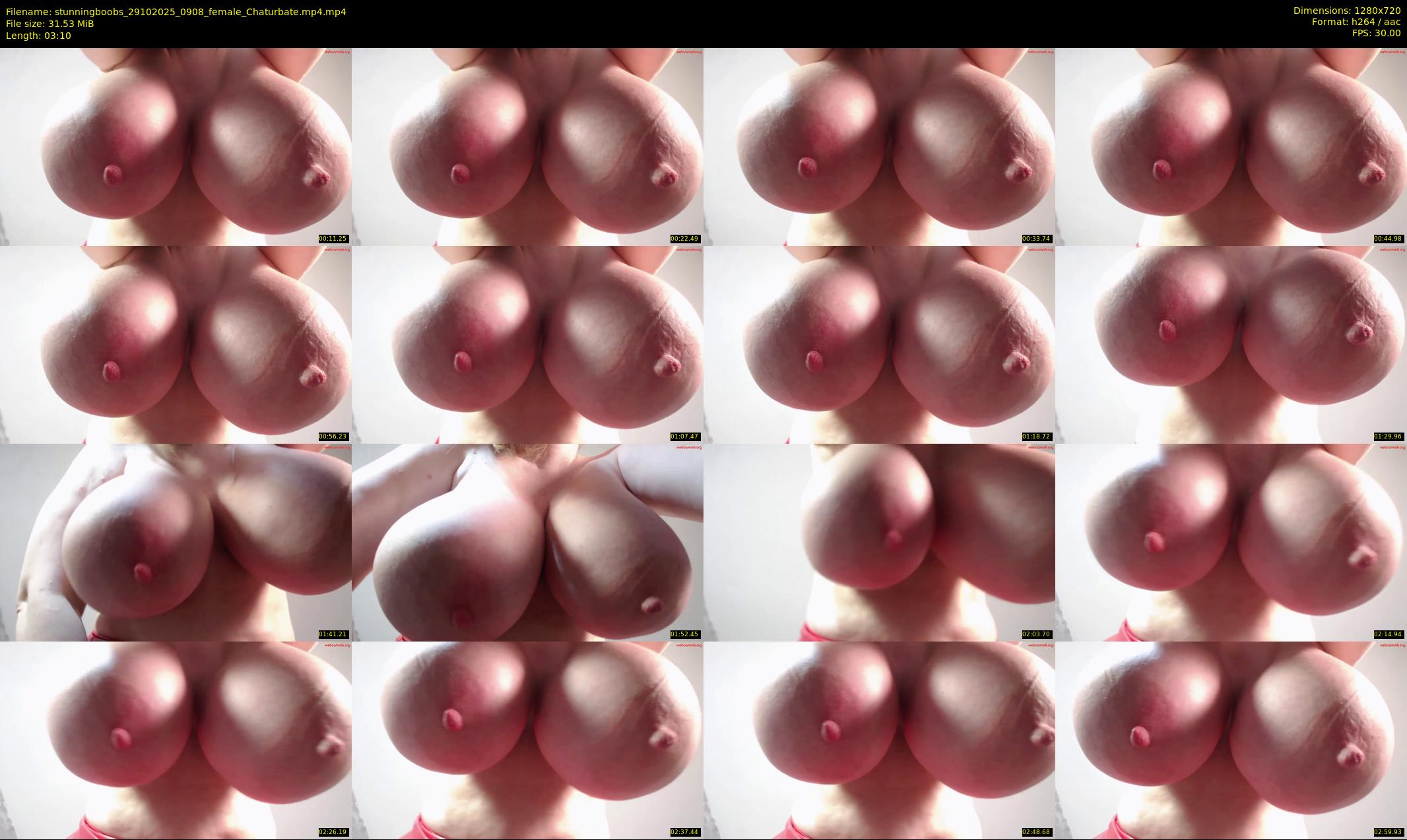 stunningboobs — 4 minute Chaturbate female cam show recording, 720p, Oct 29, 2025