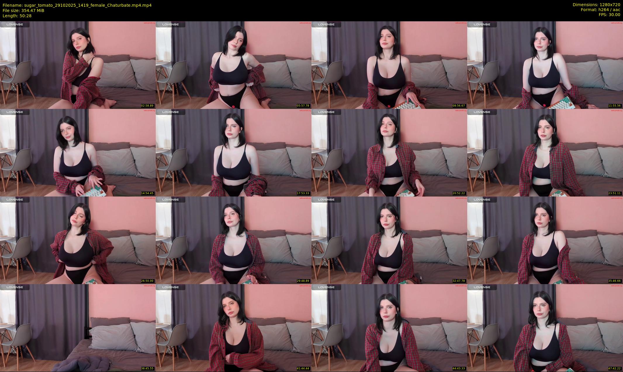 sugar_tomato — 51 minute Chaturbate female cam show recording, 720p, Oct 29, 2025