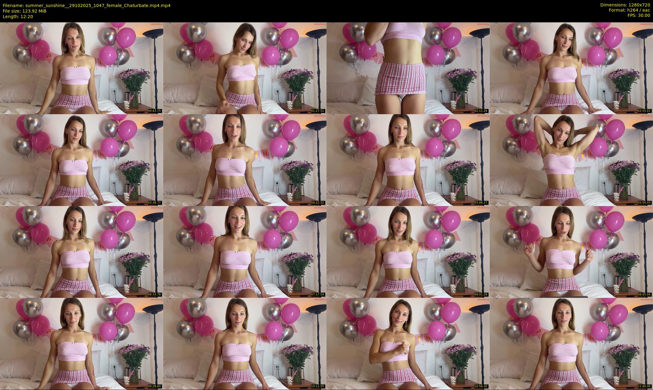 summer_sunshine_ — 13 minute Chaturbate female cam show recording, 720p, Oct 29, 2025