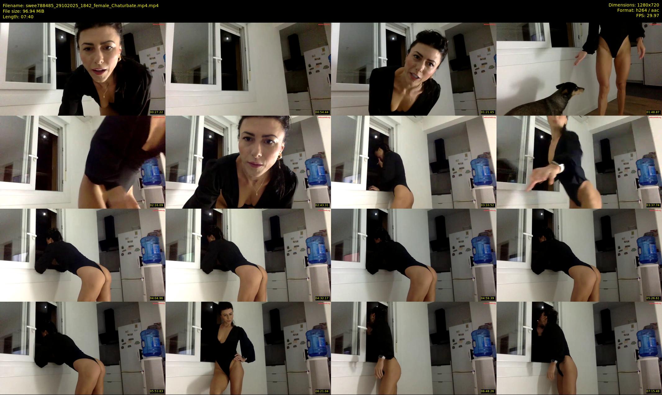 swee788485 — 8 minute Chaturbate female cam show recording, 720p, Oct 29, 2025