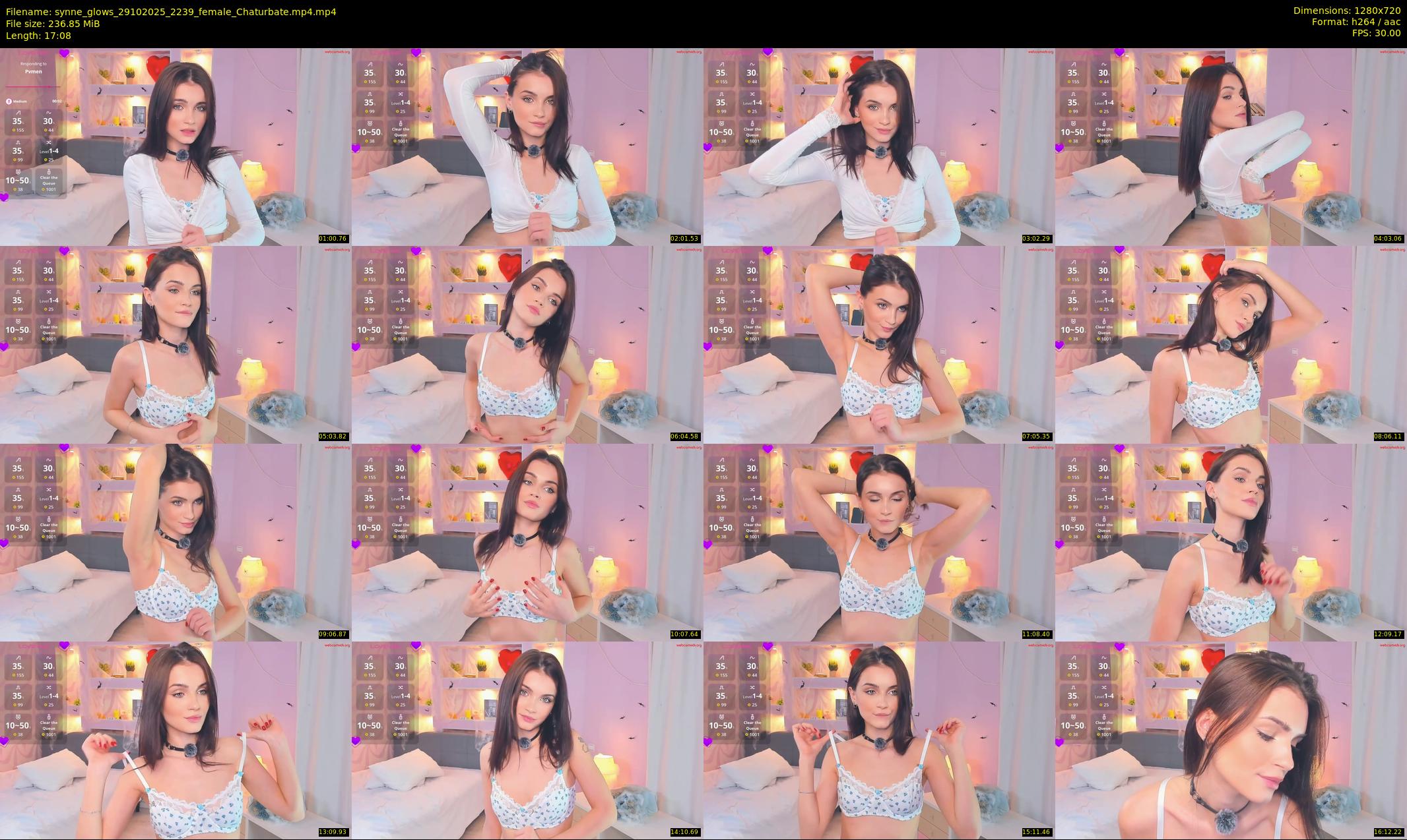 synne_glows — 18 minute Chaturbate female cam show recording, 720p, Oct 29, 2025