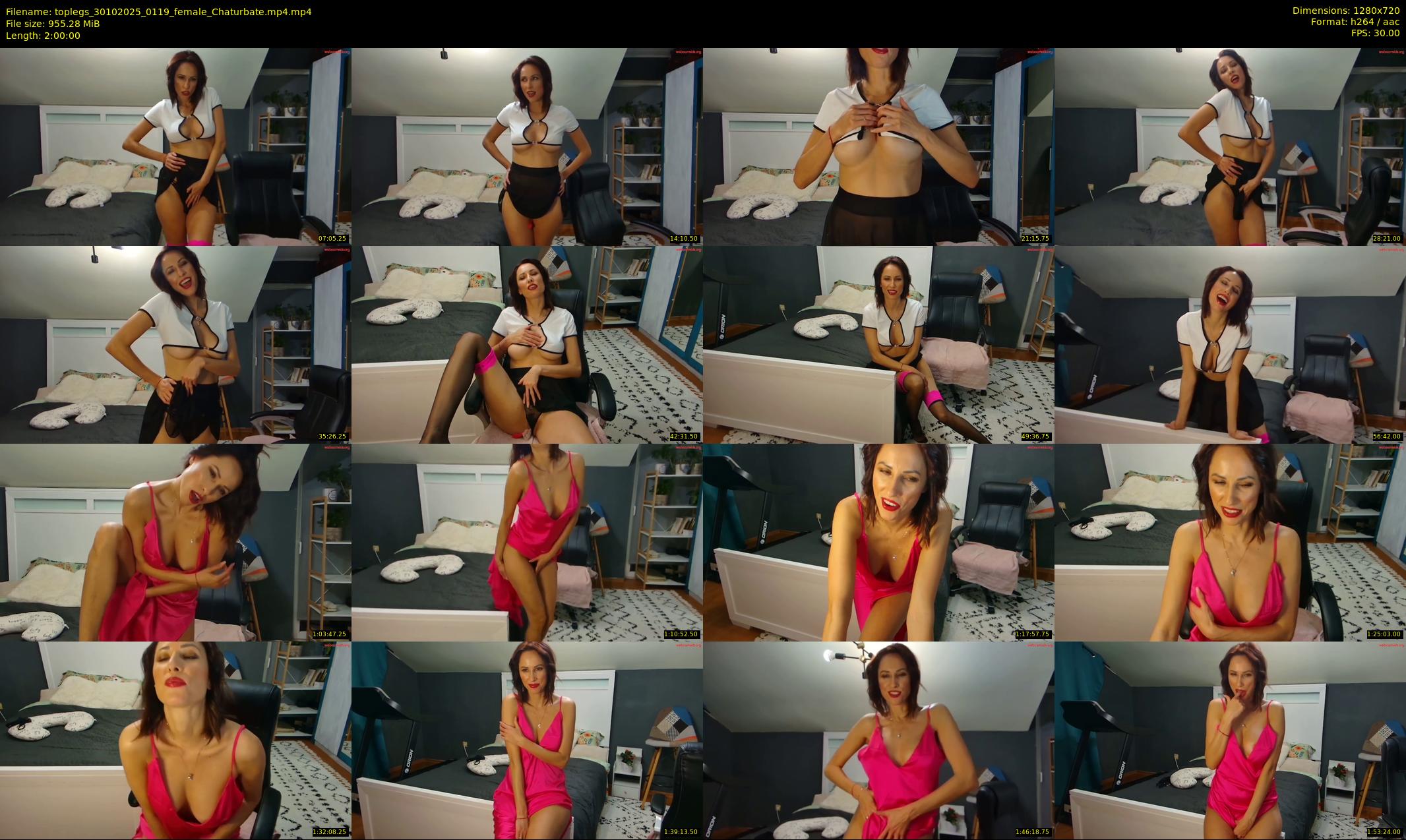 toplegs — 120 minute Chaturbate female cam show recording, 720p, Oct 30, 2025