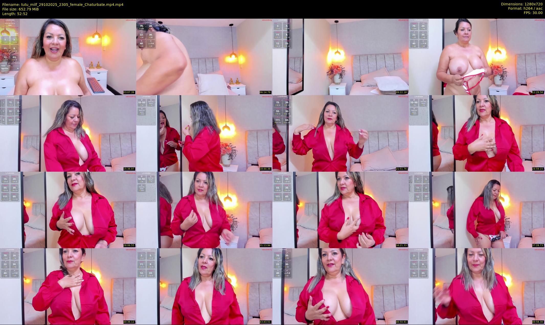 tutu_milf — 53 minute Chaturbate female cam show recording, 720p, Oct 29, 2025