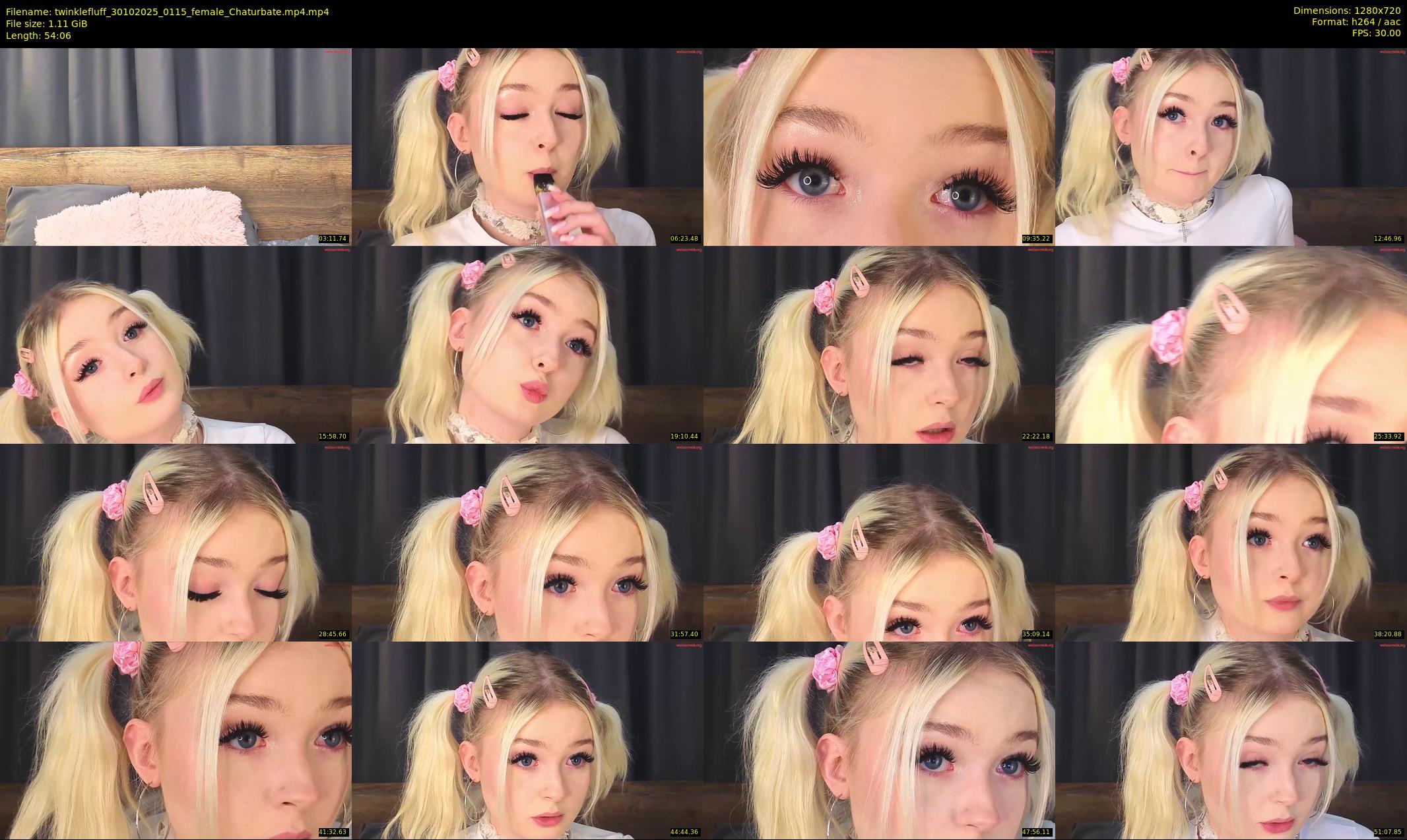twinklefluff — 55 minute Chaturbate female cam show recording, 720p, Oct 30, 2025