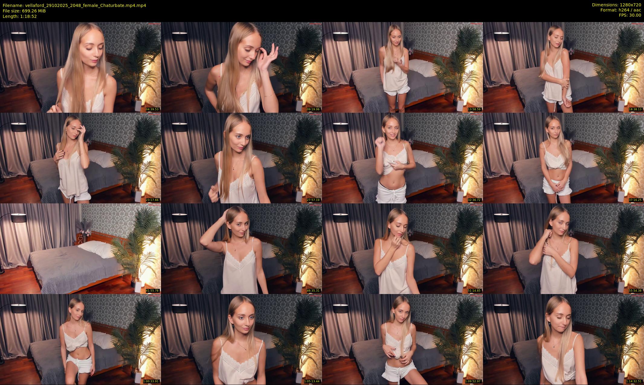 vellaford — 79 minute Chaturbate female cam show recording, 720p, Oct 29, 2025