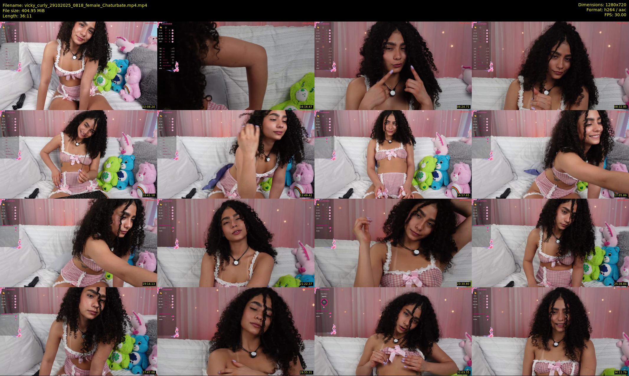 vicky_curly — 37 minute Chaturbate female cam show recording, 720p, Oct 29, 2025