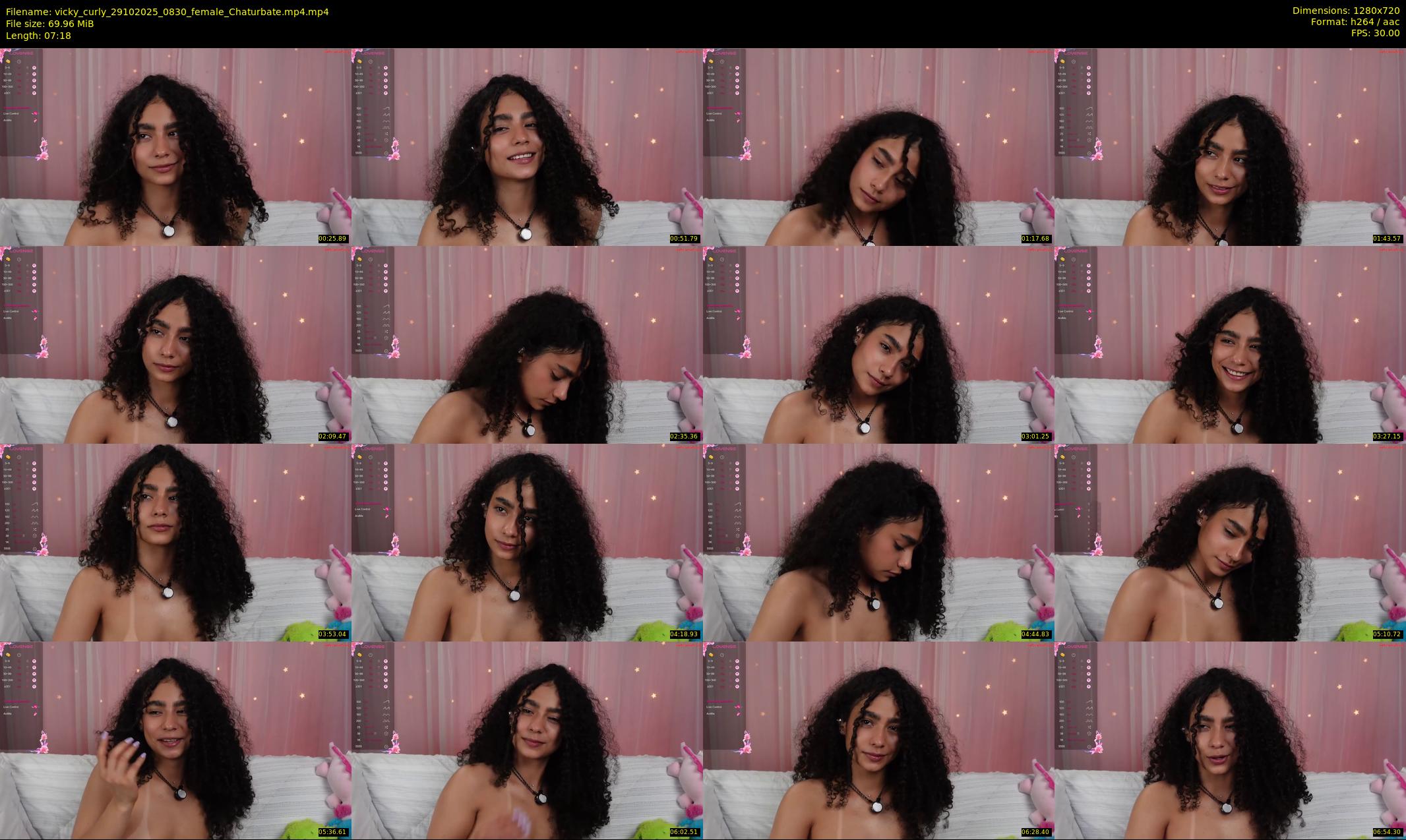 vicky_curly — 8 minute Chaturbate female cam show recording, 720p, Oct 29, 2025