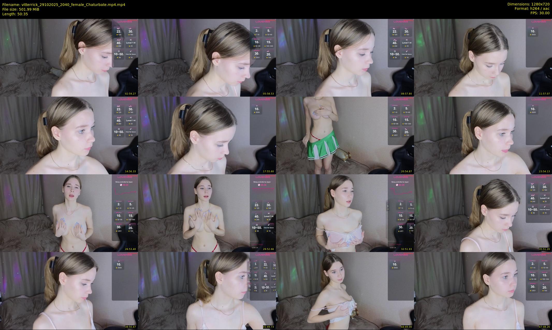 vitterrick — 51 minute Chaturbate female cam show recording, 720p, Oct 29, 2025