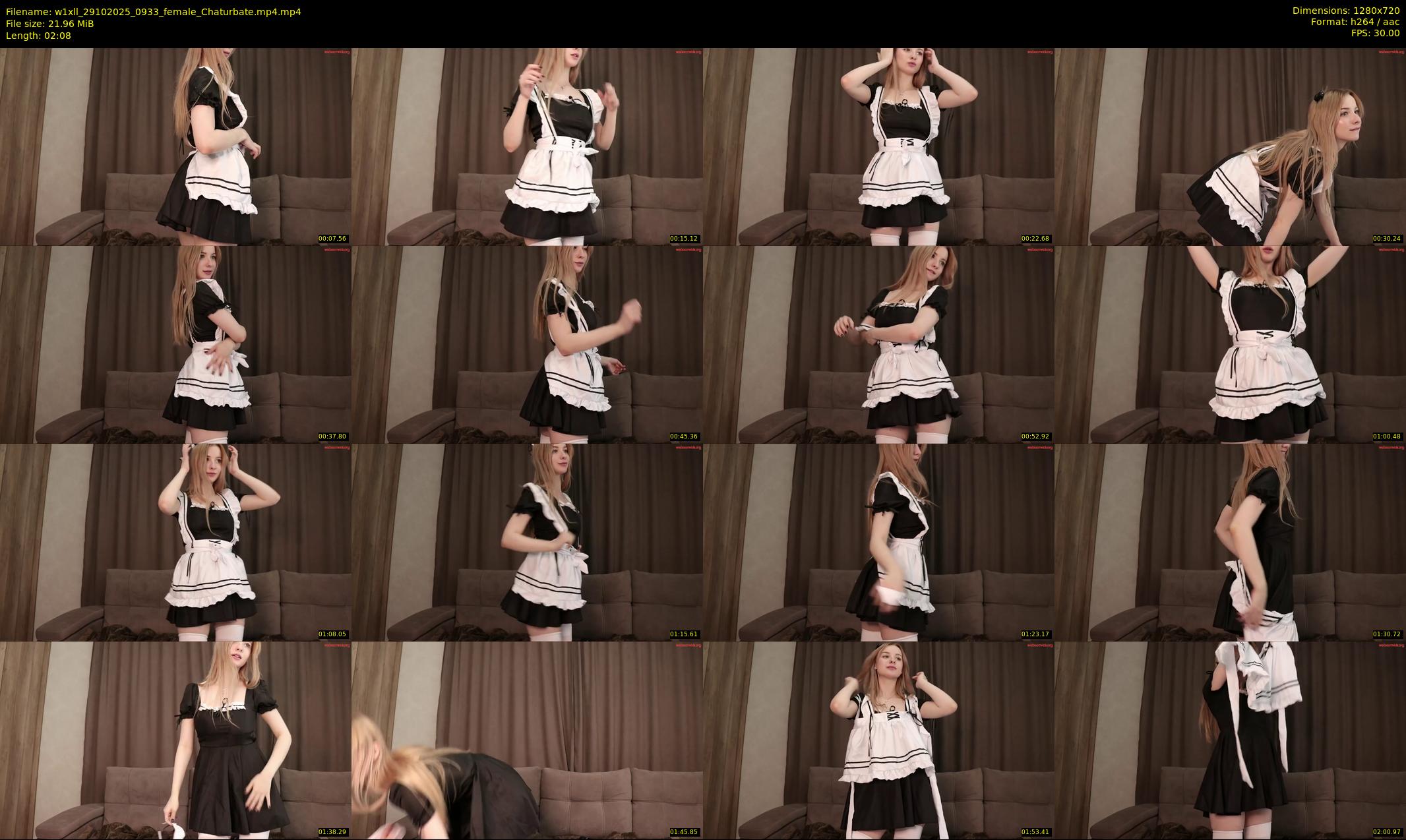 w1xll — 3 minute Chaturbate female cam show recording, 720p, Oct 29, 2025