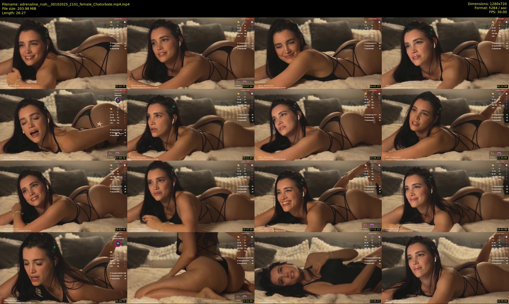 adrenaline_rush_ — 27 minute Chaturbate female cam show recording, 720p, Oct 30, 2025
