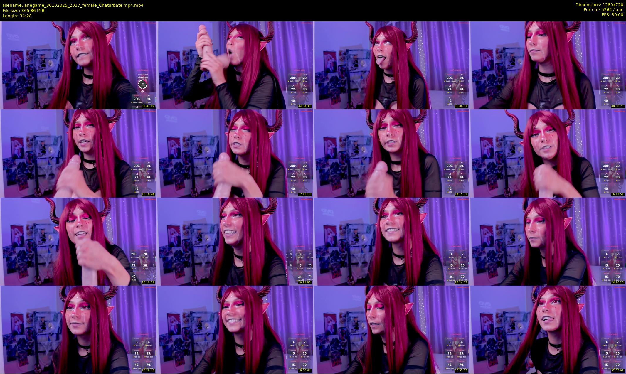 ahegame — 35 minute Chaturbate female cam show recording, 720p, Oct 30, 2025