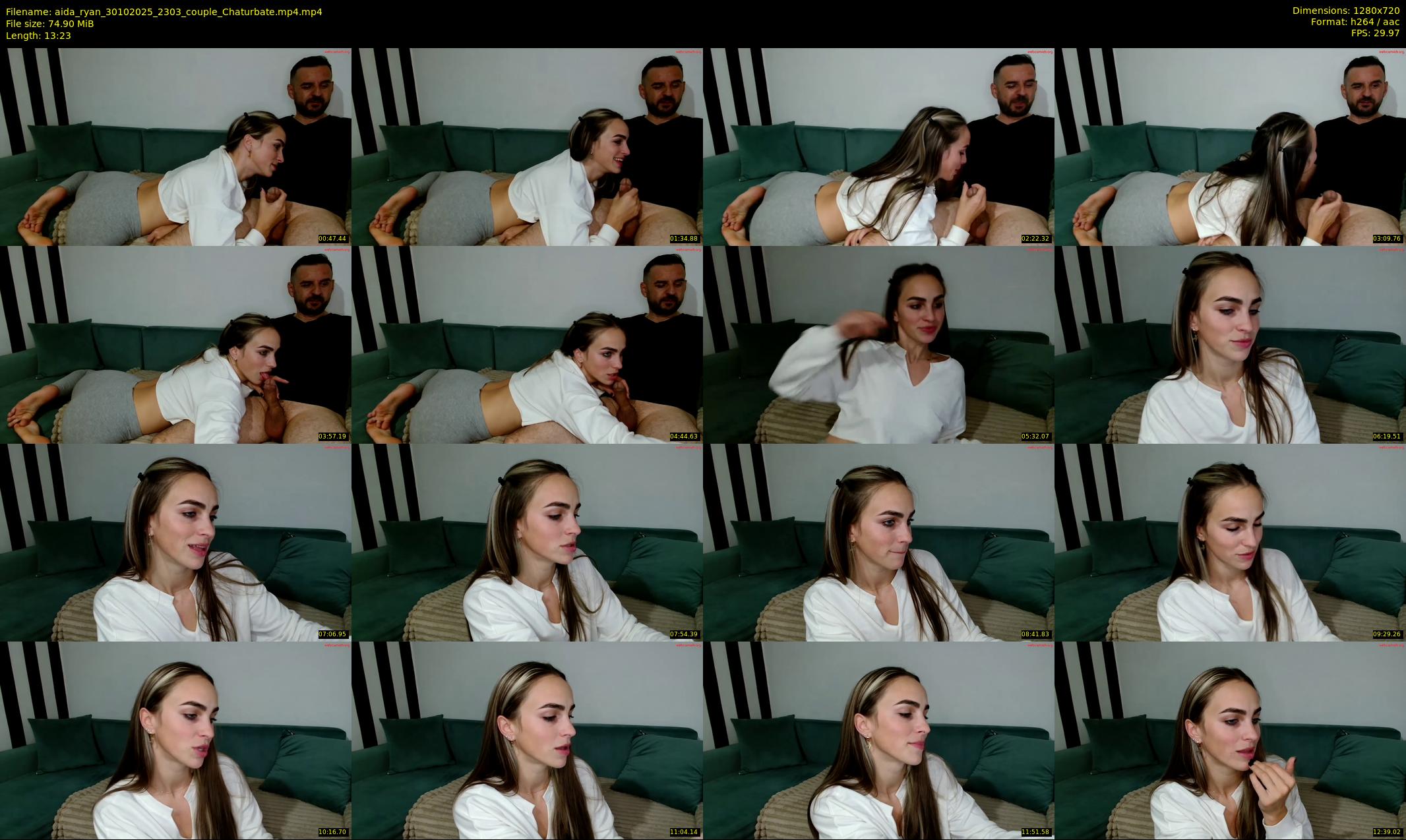 aida_ryan — 14 minute Chaturbate couple cam show recording, 720p, Oct 30, 2025