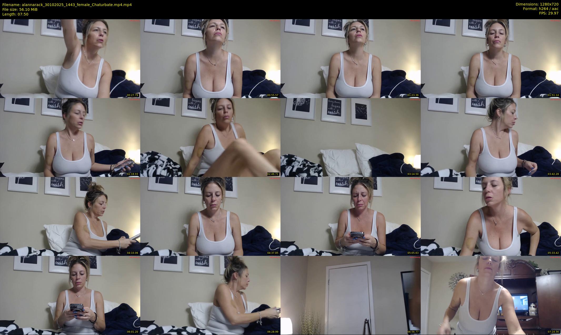 alannarack — 8 minute Chaturbate female cam show recording, 720p, Oct 30, 2025