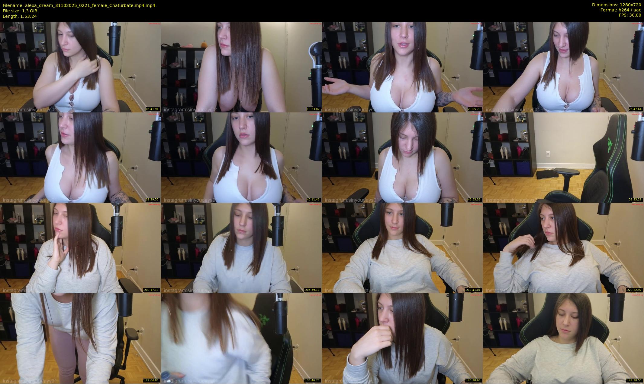alexa_dream — 114 minute Chaturbate female cam show recording, 720p, Oct 31, 2025