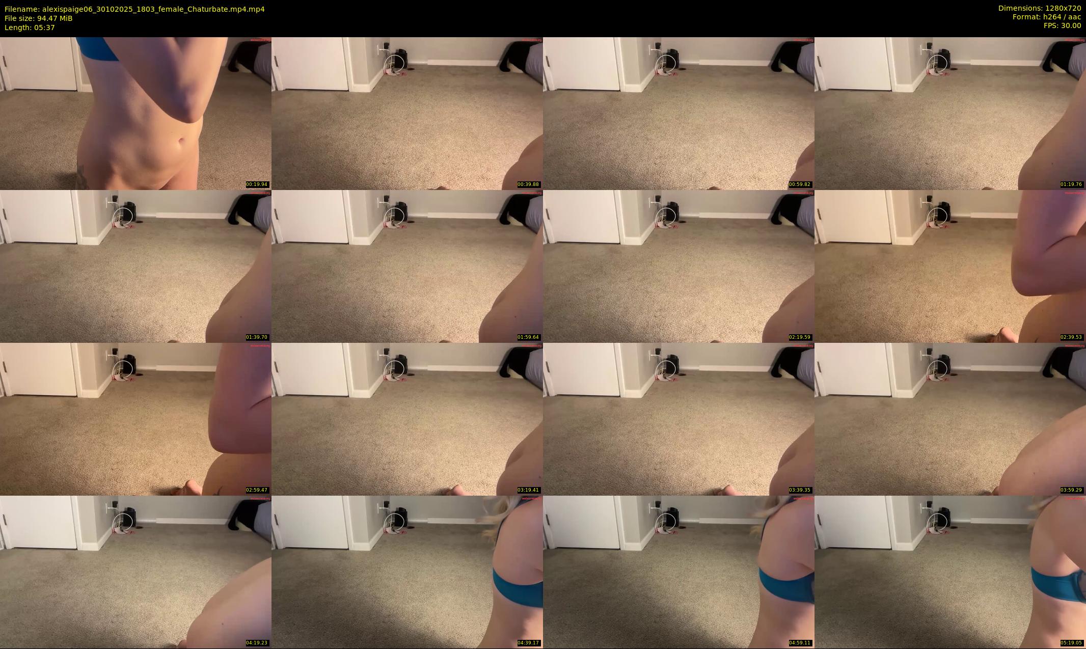 alexispaige06 — 6 minute Chaturbate female cam show recording, 720p, Oct 30, 2025