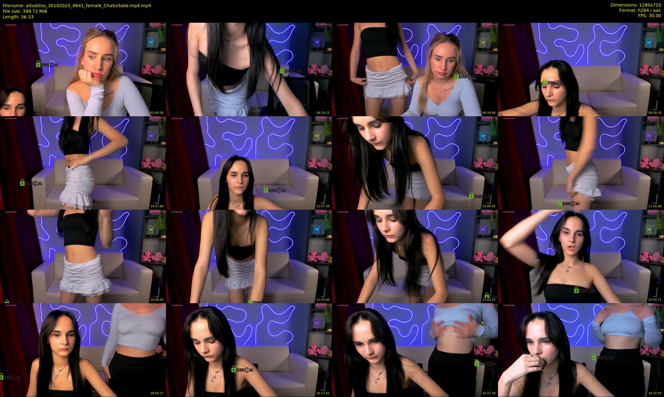 alisabliss — 37 minute Chaturbate female cam show recording, 720p, Oct 30, 2025