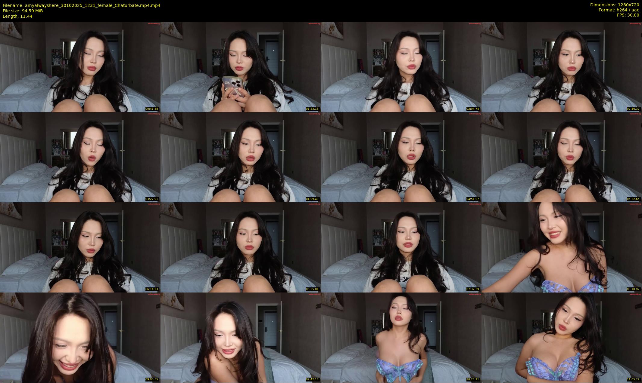 amyalwayshere — 12 minute Chaturbate female cam show recording, 720p, Oct 30, 2025