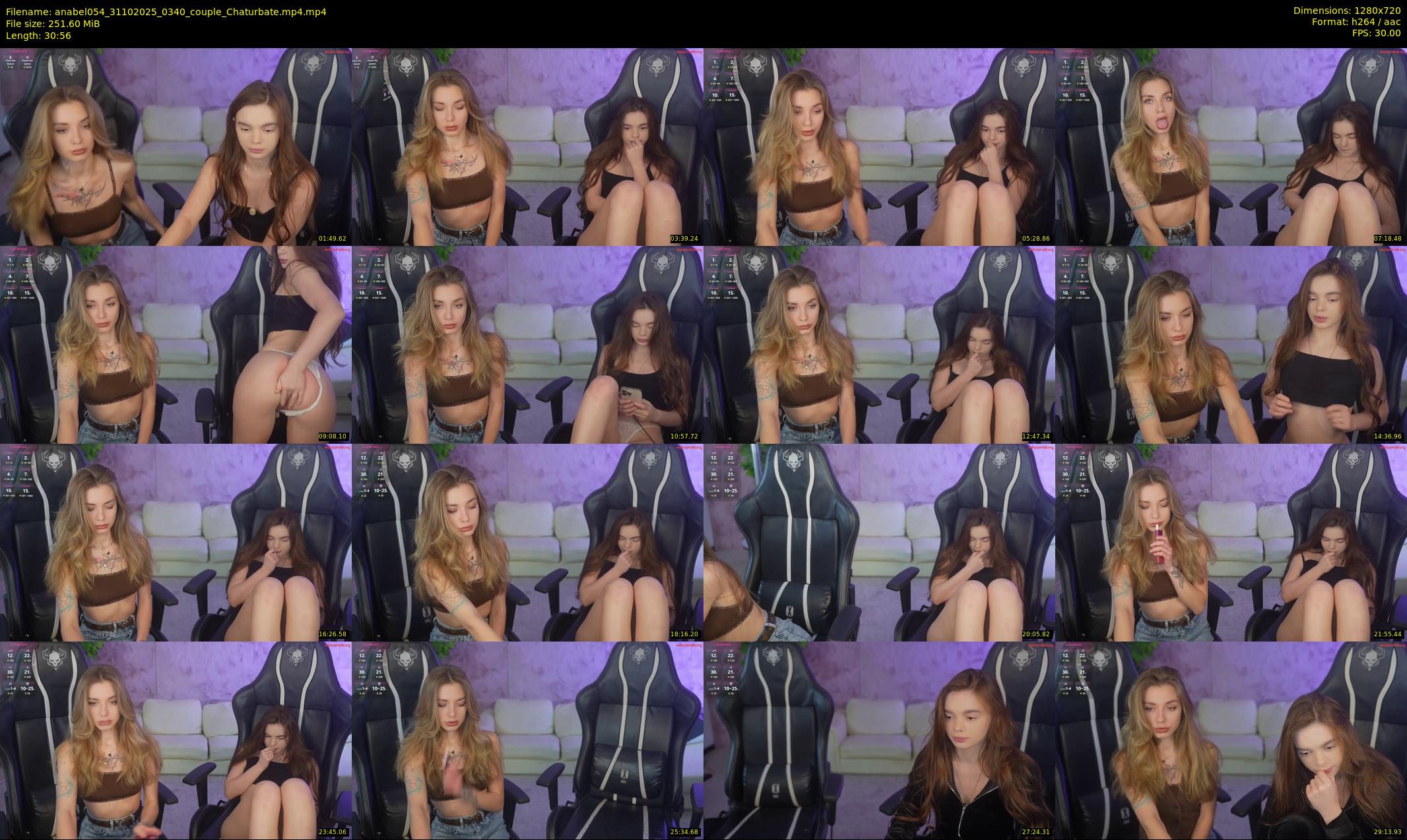 anabel054 — 31 minute Chaturbate female cam show recording, 720p, Oct 31, 2025