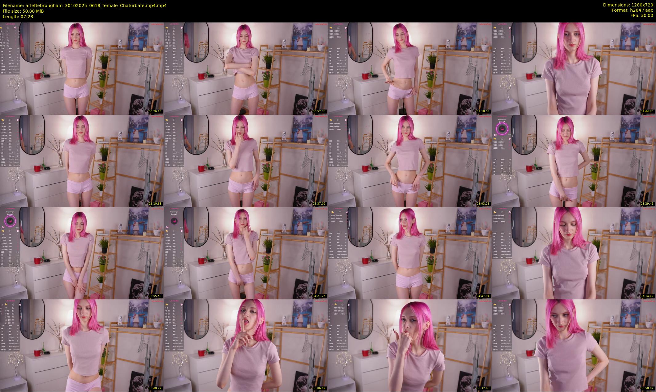 arlettebrougham — 8 minute Chaturbate female cam show recording, 720p, Oct 30, 2025