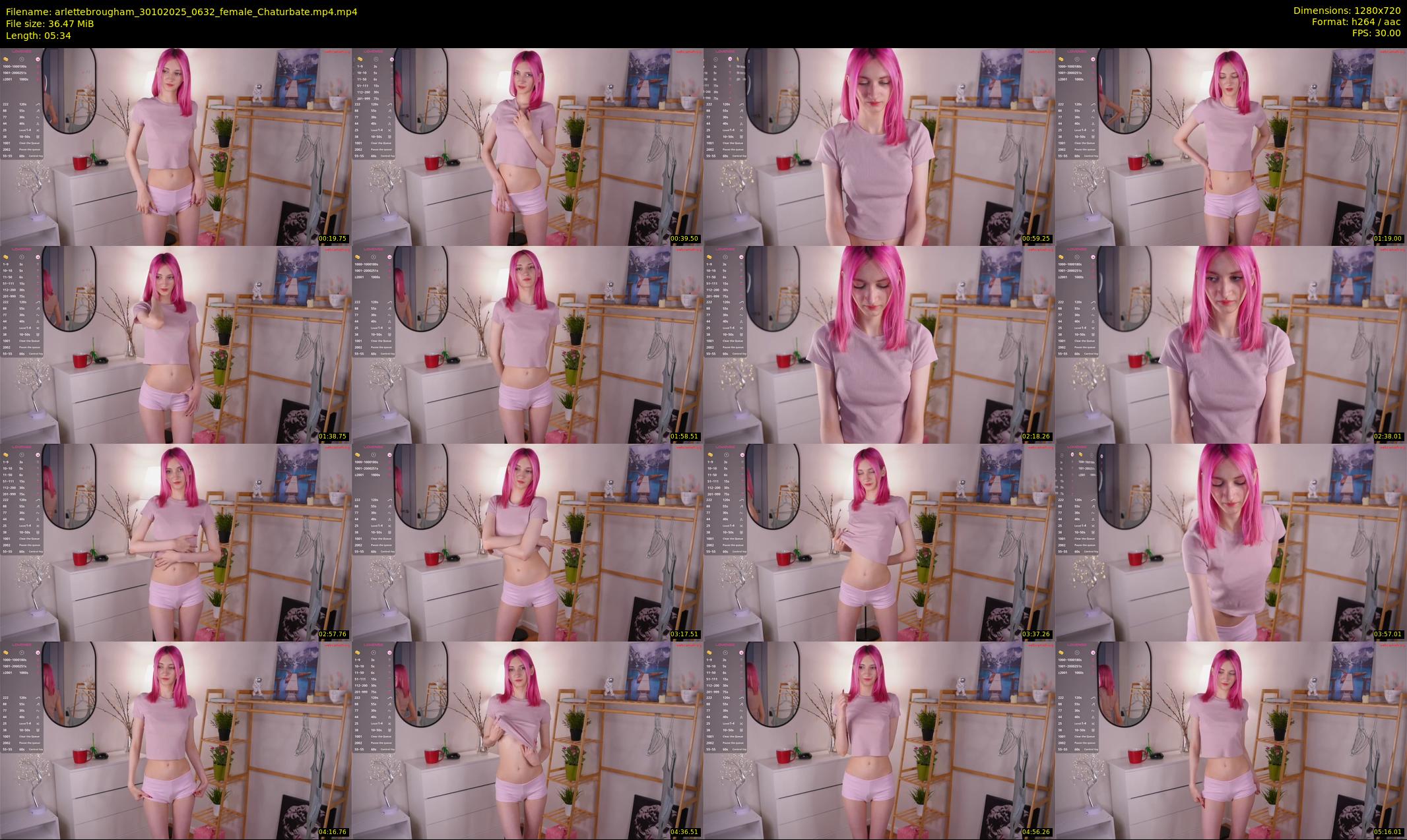 arlettebrougham — 6 minute Chaturbate female cam show recording, 720p, Oct 30, 2025