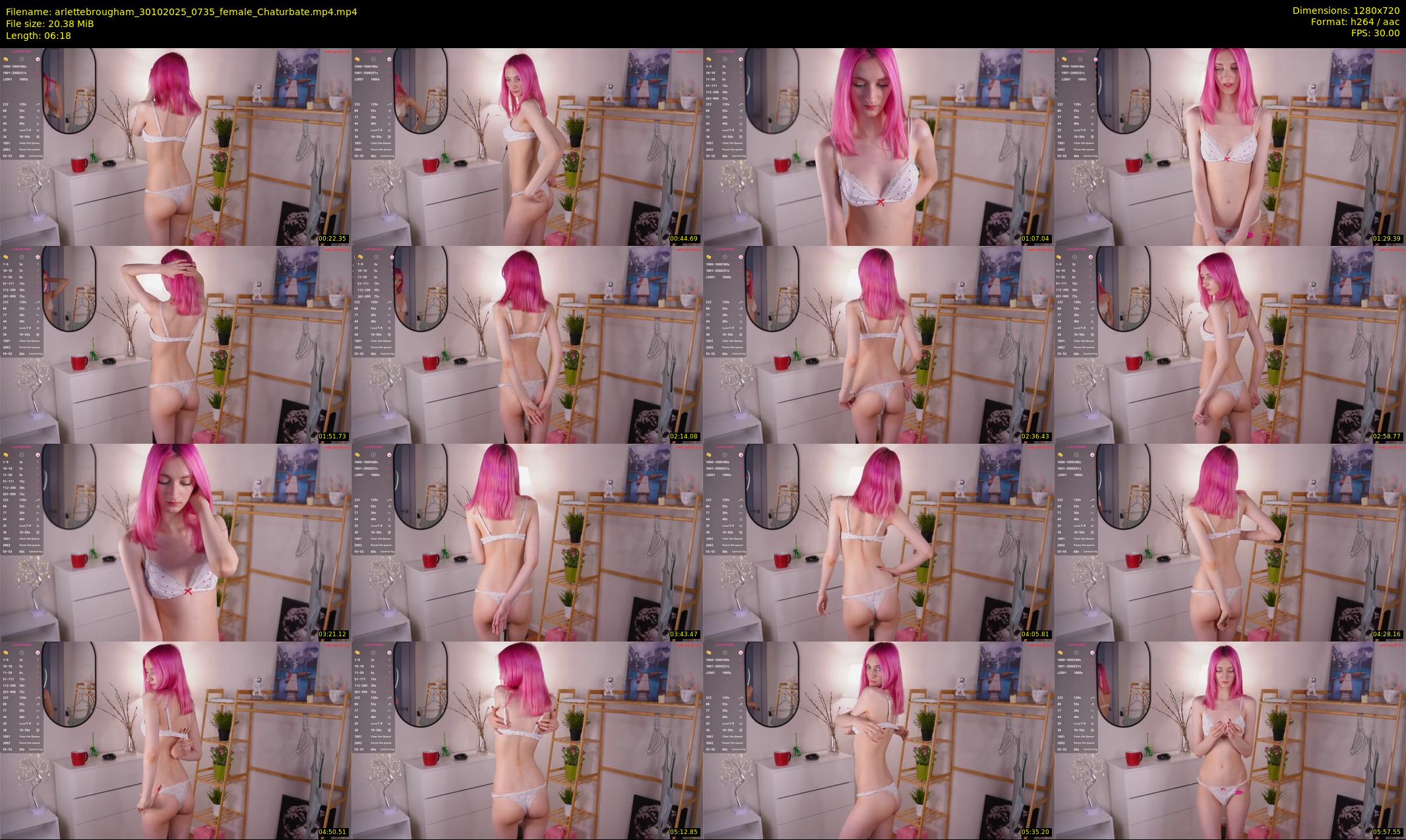 arlettebrougham — 7 minute Chaturbate female cam show recording, 720p, Oct 30, 2025