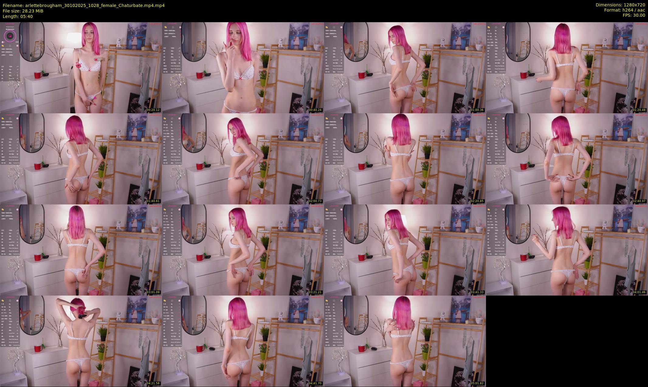 arlettebrougham — 6 minute Chaturbate female cam show recording, 720p, Oct 30, 2025
