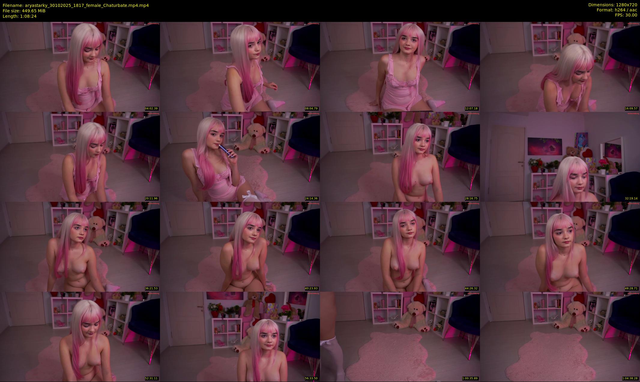 aryastarky — 69 minute Chaturbate female cam show recording, 720p, Oct 30, 2025