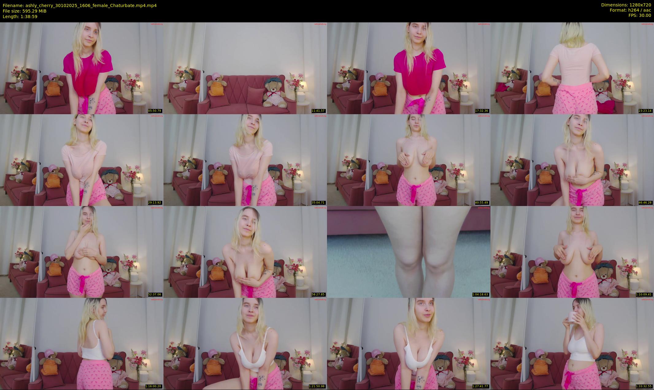 ashly_cherry — 99 minute Chaturbate female cam show recording, 720p, Oct 30, 2025