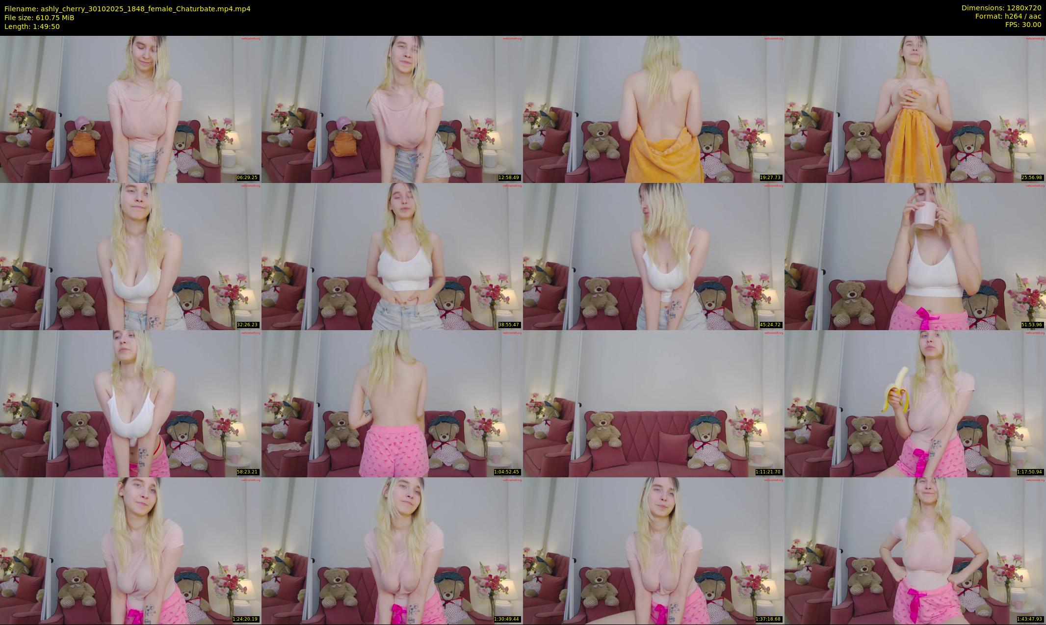 ashly_cherry — 110 minute Chaturbate female cam show recording, 720p, Oct 30, 2025