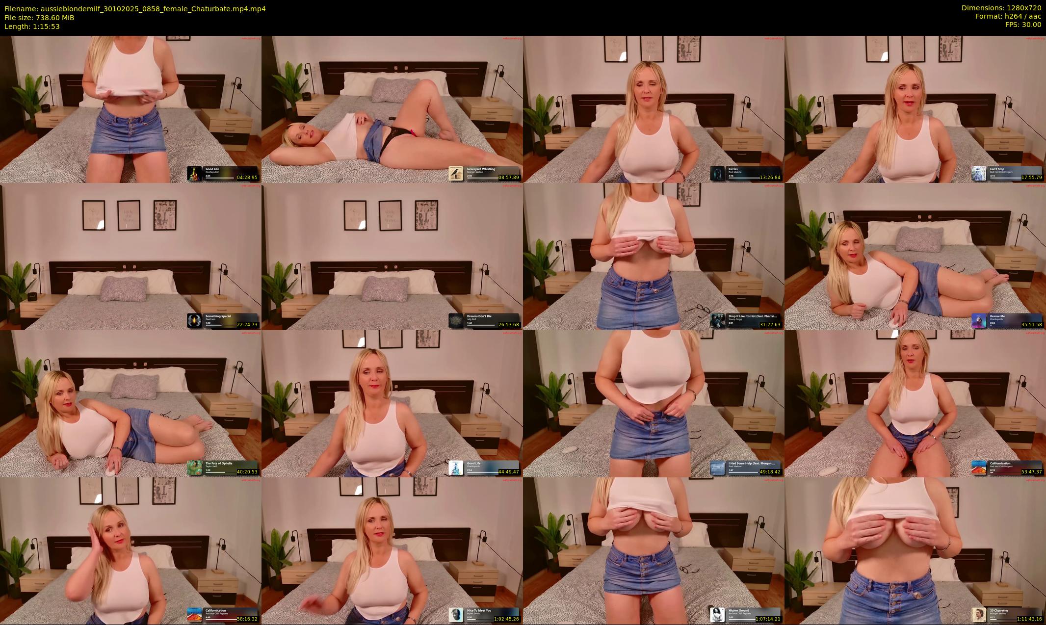 aussieblondemilf — 76 minute Chaturbate female cam show recording, 720p, Oct 30, 2025