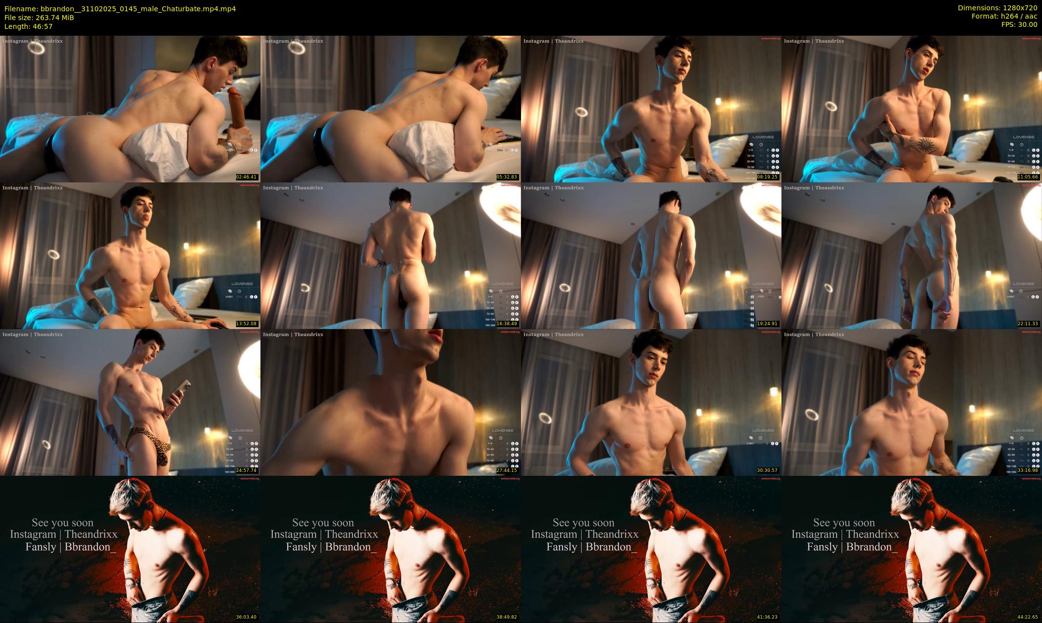 bbrandon_ — 47 minute Chaturbate male cam show recording, 720p, Oct 31, 2025