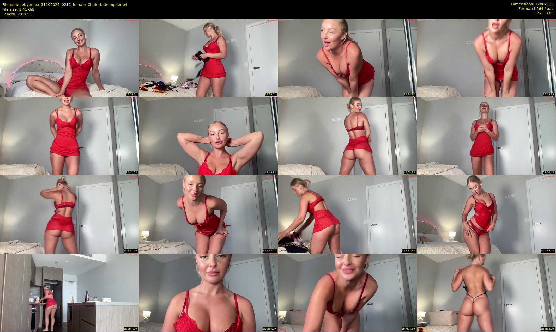 bbybreex — 121 minute Chaturbate female cam show recording, 720p, Oct 31, 2025