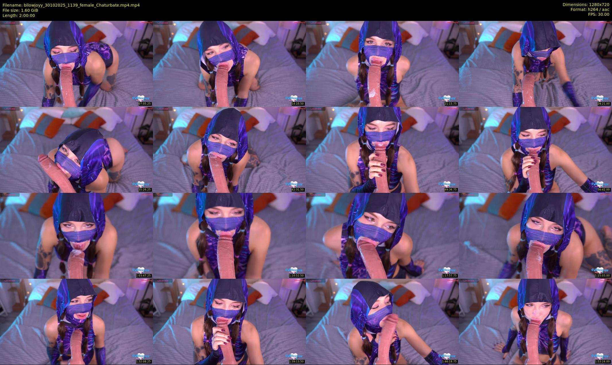 bllowjoyy — 120 minute Chaturbate female cam show recording, 720p, Oct 30, 2025