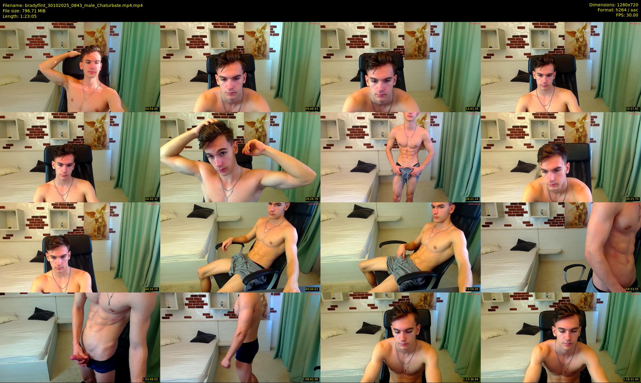 bradyflint — 84 minute Chaturbate male cam show recording, 720p, Oct 30, 2025