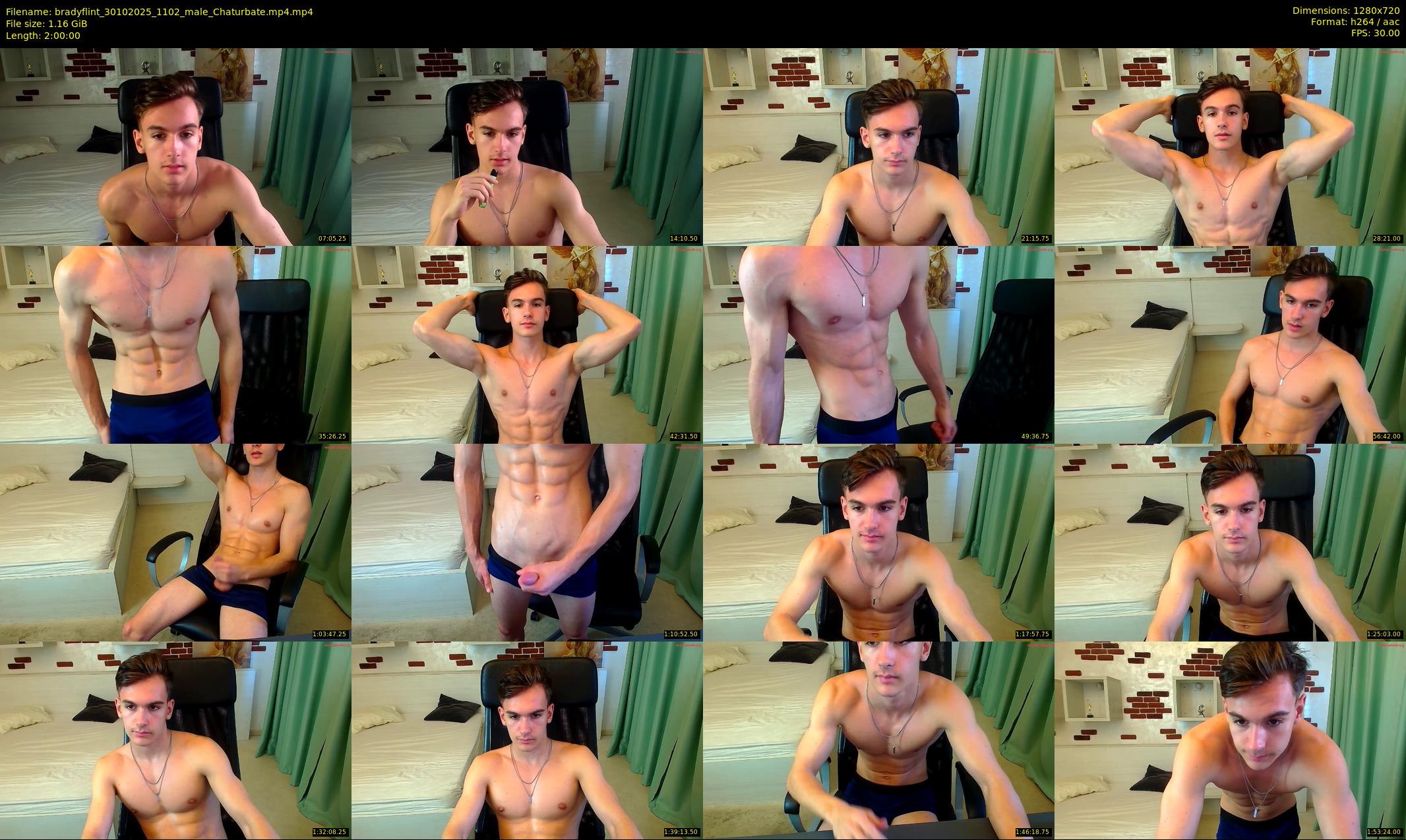 bradyflint — 120 minute Chaturbate male cam show recording, 720p, Oct 30, 2025