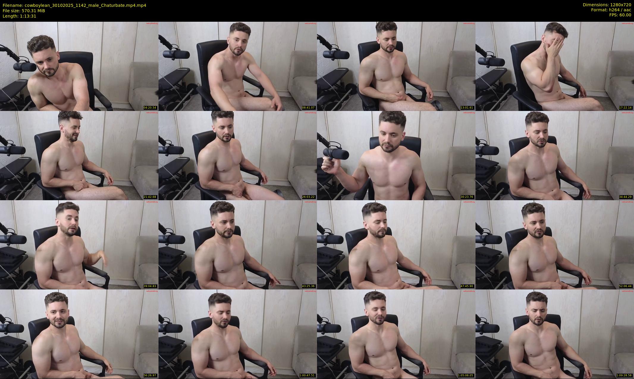 cowboylean — 74 minute Chaturbate male cam show recording, 720p, Oct 30, 2025